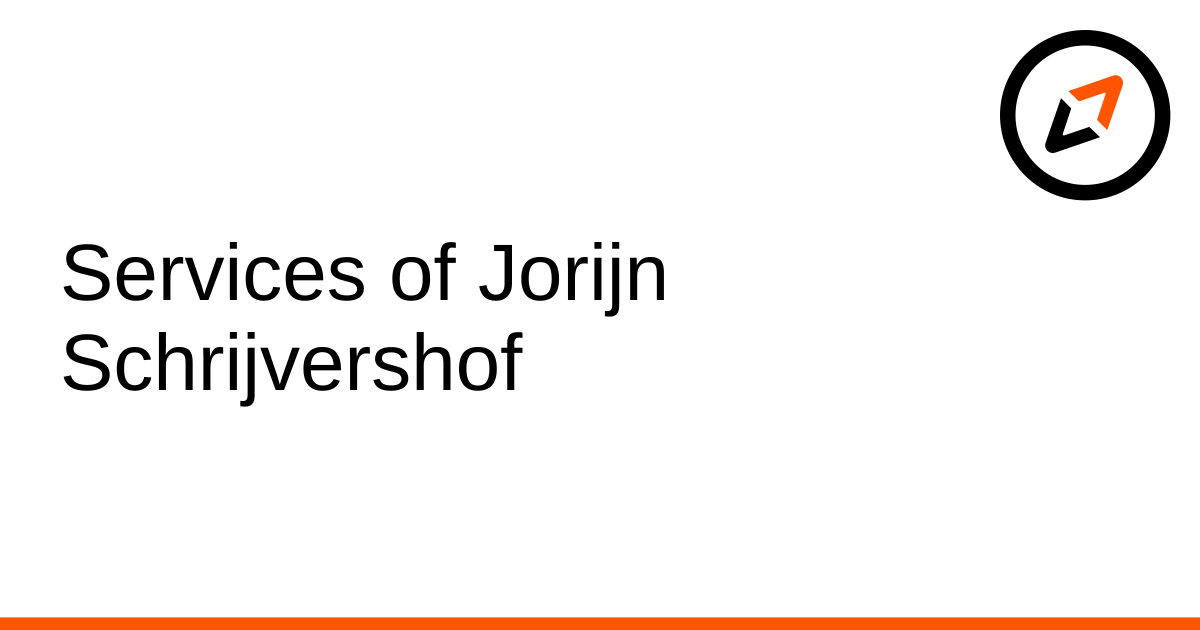 Services | Jorijn Schrijvershof